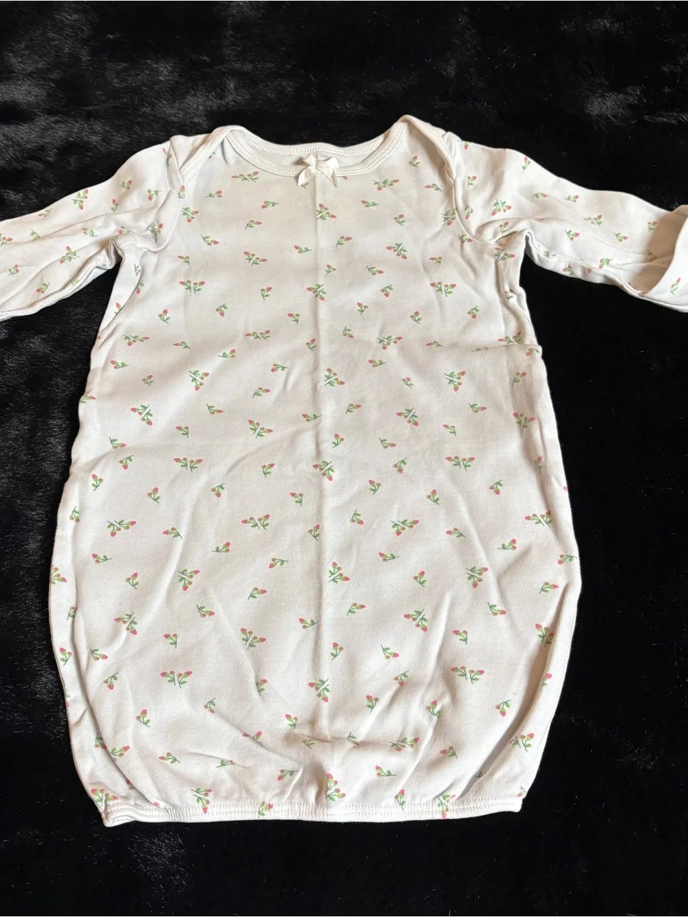 Little Me Pink Floral Sleep Sack - Long Sleeve